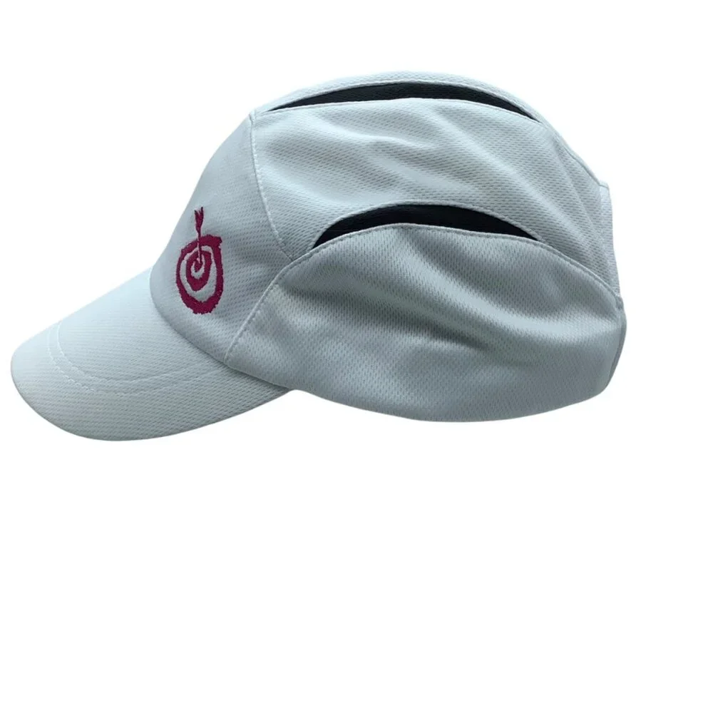 Release Your Wild Marathon‎ Performance Cap Adjustable White Burgundy OS